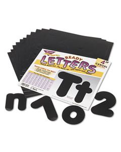 TEPT79901 READY LETTERS CASUAL COMBO SET, BLACK, 4"H, 182/SET