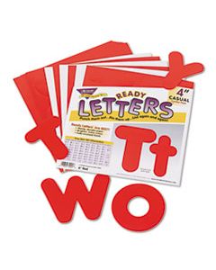TEPT79902 READY LETTERS CASUAL COMBO SET, RED, 4"H, 182/SET
