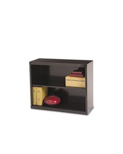 TNNB30BK METAL BOOKCASE, TWO-SHELF, 34-1/2W X 13-1/2D X 28H, BLACK