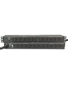 TRPPDU2430 SINGLE-PHASE BASIC PDU, 24 OUTLETS, 15 FT. CORD, 1U RACK-MOUNT