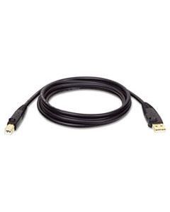 TRPU022010 USB 2.0 A/B CABLE (M/M), 10 FT., BLACK