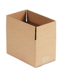 UFS1066 FIXED-DEPTH SHIPPING BOXES, REGULAR SLOTTED CONTAINER (RSC), 10" X 6" X 6", BROWN KRAFT, 25/BUNDLE