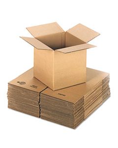 UFS121212 CUBED FIXED-DEPTH SHIPPING BOXES, REGULAR SLOTTED CONTAINER (RSC), 12" X 12" X 12", BROWN KRAFT, 25/BUNDLE