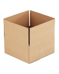 UFS12126 FIXED-DEPTH SHIPPING BOXES, REGULAR SLOTTED CONTAINER (RSC), 12" X 12" X 6", BROWN KRAFT, 25/BUNDLE