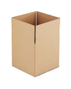UFS141414 CUBED FIXED-DEPTH SHIPPING BOXES, REGULAR SLOTTED CONTAINER (RSC), 14" X 14" X 14", BROWN KRAFT, 25/BUNDLE
