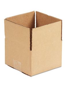 UFS664 FIXED-DEPTH SHIPPING BOXES, REGULAR SLOTTED CONTAINER (RSC), 6" X 6" X 4", BROWN KRAFT, 25/BUNDLE