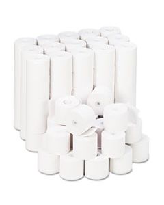 UNV22200 IMPACT & INKJET PRINT BOND PAPER ROLLS, 0.5" CORE, 2.25" X 165FT, WHITE, 100/CARTON