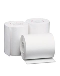 UNV35760 DELUXE DIRECT THERMAL PRINTING PAPER ROLLS, 2.25" X 80 FT, WHITE, 50/CARTON