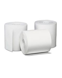 UNV35763 DELUXE DIRECT THERMAL PRINTING PAPER ROLLS, 3.13" X 230 FT, WHITE, 50/CARTON