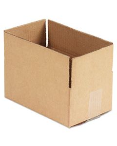 UFS1064 FIXED-DEPTH SHIPPING BOXES, REGULAR SLOTTED CONTAINER (RSC), 10" X 6" X 4", BROWN KRAFT, 25/BUNDLE