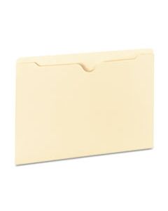 UNV73400 DELUXE MANILA FILE JACKETS WITH REINFORCED TABS, STRAIGHT TAB, LEGAL SIZE, MANILA, 100/BOX