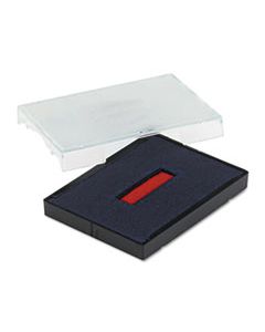 USSP4727BR TRODAT T4727 DATER REPLACEMENT PAD, 1 5/8 X 2 1/2, BLUE/RED