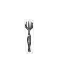 ACR-S12001FB ACR S12001FB CATERING FORK SERVING HWPS BLACK INDIVIDUALLY WRAPPED 144/CS