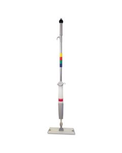 BWKBWMS16MFM BROADWALK BUCKETLESS MICROFIBER MOP SYSTEM, 5X18 HEAD, 59" HANDLE, BLUE/GRAY, EA