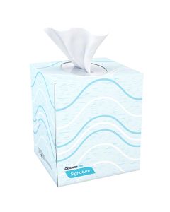 CT-F710 TISSUE FACIAL 2PLY CUBE WHT 8X8 36/90CT SIGNATURE