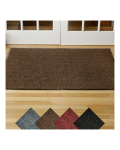 AO-6804360 AMERICO MFG FLOOR MAT, CH-CHEVRON BROWN 3'X60'