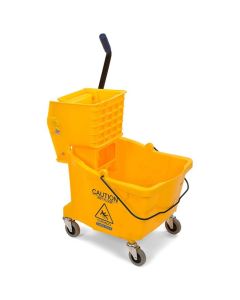 CI-3690804 CARLISLE BUCKET/WRINGER 26QT W/ SIDE RESS YELLOW, EA