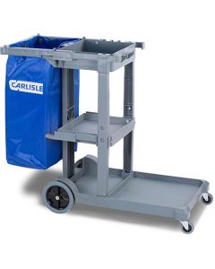 CI-JC1945S23 CARLISLE SHORT PLATFORM JANITORIAL CART GREY, EA