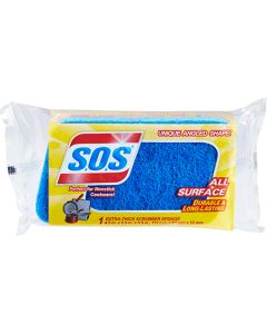 CP-91017 S.O.S 91017 ALL-SURFACE SCRUBBER SPONGE BLUE EA