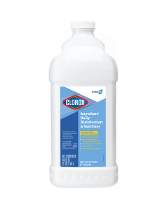 CP-60112 CLOROX ANYWHERE DAILY DISINFECTANT & SANITIZER FOR SPRAY DEVICES 64oz EA