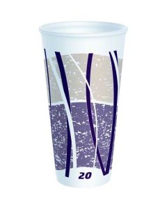 DA-20LX16E CUP FM 20OZ IMPLUSE LX 500/CS EPS PURPLE LID 16 SERIES