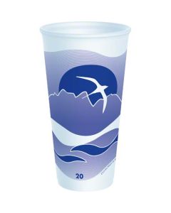 DA-20LX16H CUP FM 20OZ HORIZON LX 500/CS EPS BLU LID 16 SERIES