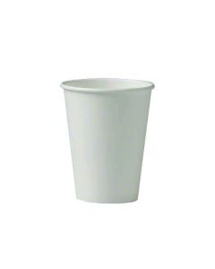 SO-412WN SOLO SINGLE POLY WHITE PAPER HOT CUP 12oz 1M/CS