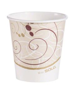 SO-510SM CUP PPR HOT 10OZ SQ SYMPHY 1M/ LID 316 SERIES