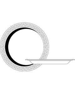 DA-9PWCR PLATE FM 9" WHT NON 500/cs NON LAMINATED