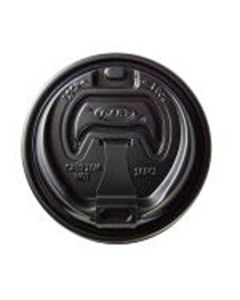 SO-OPT316B DART OPT316B OPTIMA HOT CUP LID, BLACK, POLYSTRYRENE, SIP HOLE, RECLOSEABLE 1000/CS