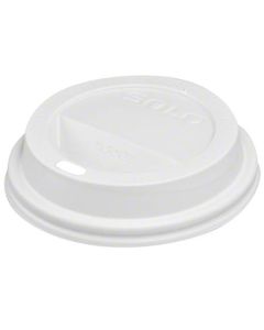 SO-TL31R2 LID PLAS DOME 10 OZ WHT SIP PS FIT 10 OZ HOT CUP 1000/CS