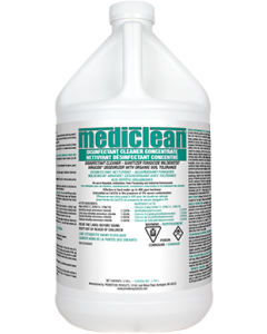 MEDICLEAN DISINFECTANT CLEANER CONCENTRATE: MINT 4X1 GAL *CANADA ONLY