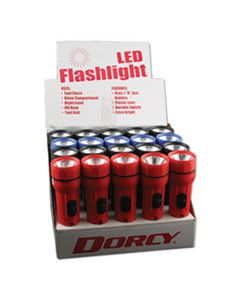 DCY416487 LED UTILITY FLASHLIGHT, 1 D BATTERY (SOLD SEPARATELY), ASSORTED