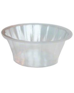 DF-DC12 DFI DC12 DESSERT CUP, 12OZ POLY CONTAINER PLASTIC, CLEAR 12OZ 800/CS