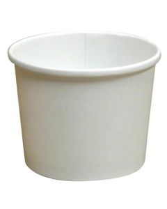 DO-D16RB CONT PPR 16OZ WHT HT/CLD 500/ PLAS LID:15561