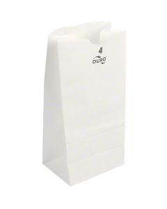 DU-4-W-500 BAG 4# WHITE 30#BW 500/CS GROCERY