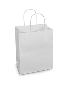 DU-8510-W BAG SHOP TEMPO WHT 60#BW W/H 8X4.5X10.25 250/CS