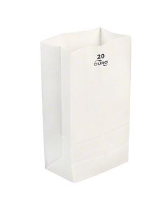 DU-20-W-500 BAG 20# WHITE 40#BW 500/CS GROCERY