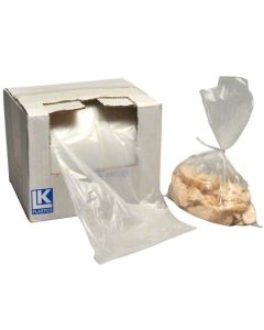 EK-BOR121824 BAG POLY 18X24 RL CLR 1.1MIL LDPE W/TST TIES 250/RL 1RL/C