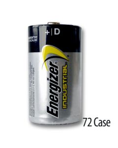 EN-EN95 ENERGIZER INDUSTRIAL ALKALINE 'D' BATTERY 12/PACK, EA