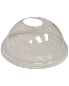 FK-DLKC16-24 FABRI-KAL 9508058 NEXCLEAR DRINK CUP LID CLEAR, POLY, DOME, LID WITH 1" HOLE FOR 16 TO 24OZ CUP, 1000/CS