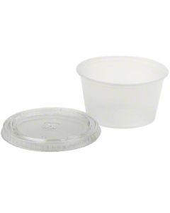 FK-PC400 CUP PLAS SOUFFLE 4OZ PS 2500/ LID: XL345