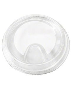 FK-SLKC12-24 FABRI KAL PLASTIC LID 12-24oz CLEAR PET, STRAWLESS 1000/CS