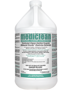 MEDICLEAN GERMICIDAL CLEANER CONCENTRATE: MINT 4X1 GAL *NOT AVAILABLE IN CANADA