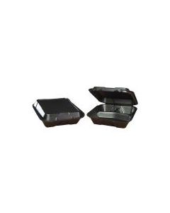 GEN-SN203-BLK LARGE SNAP-IT® 3-CMPT 9.25 X 9.25 X 3.00 BLACK 200/CS