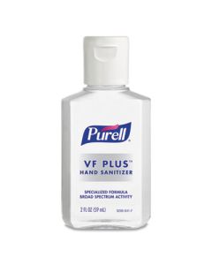GOJ929924CT PURELL VF PLUS HAND SANITIZER GEL, 2 OZ FLIP-CAP BOTTLE, FRAGRANCE-FREE, 24/CARTON 