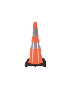 HDS-00563 HDS-00563 00563 SAS TRAFFIC SAFETY CONE SOLID ORANGE W/ REFLECTIVE COLLAR 28", EA