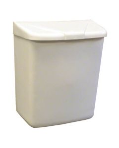 HS-250-201W RECEPTACLE WHT SANIDISPOSAL PLASTIC SMALL UNIT 1/CS