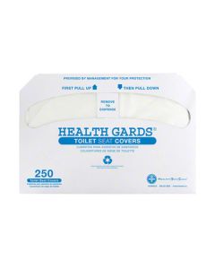HS-HG-2500 COVER TOILET SEAT HALF FOLD 250/PK 10/CS HEALTH GARDS