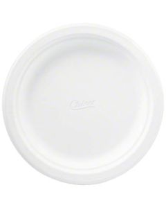 HU-21227 PLATE FIBER 8 3/4" WHT CHINET VERDICT COMPOST 500/CS